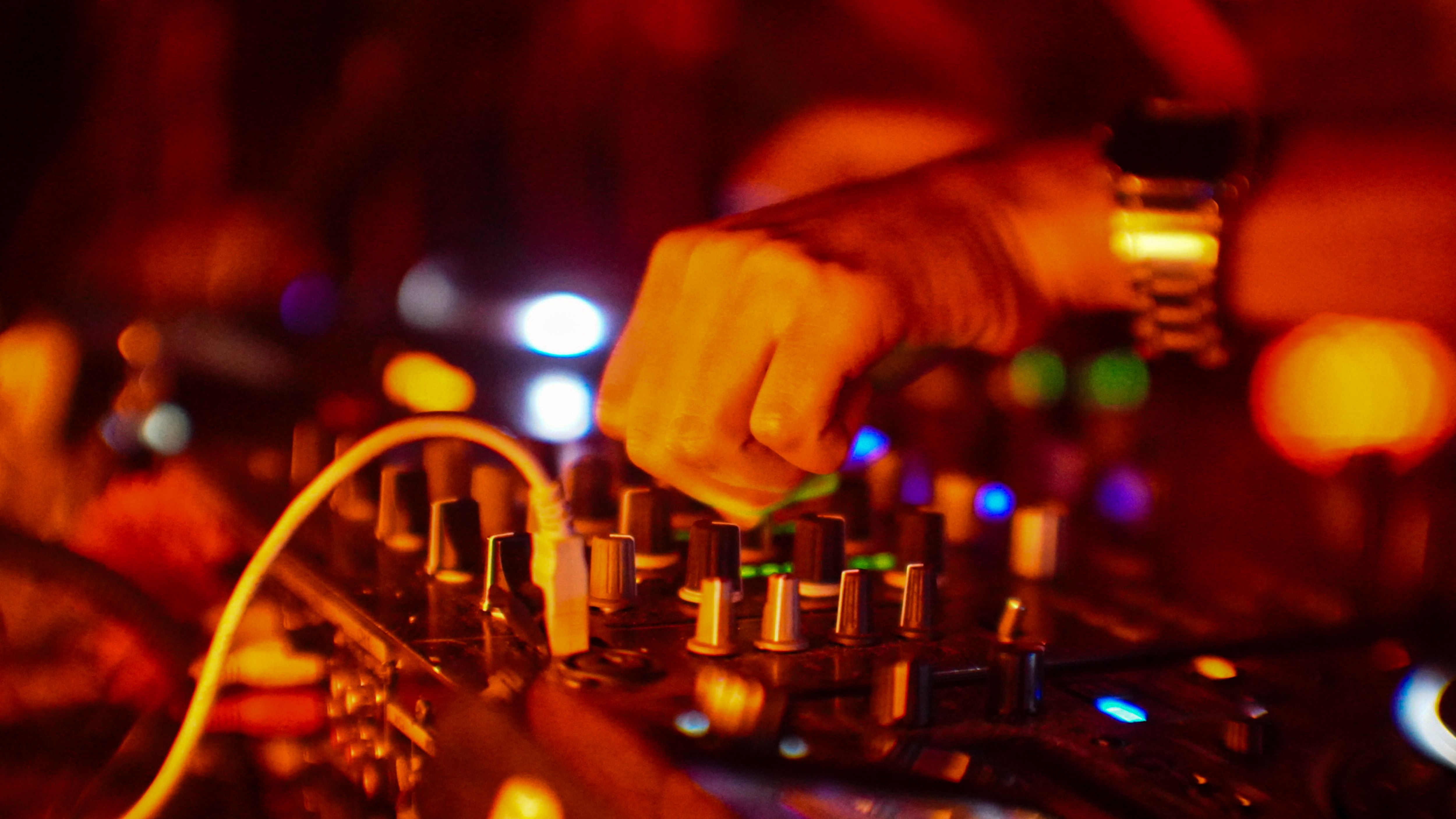 DJ performing at an event