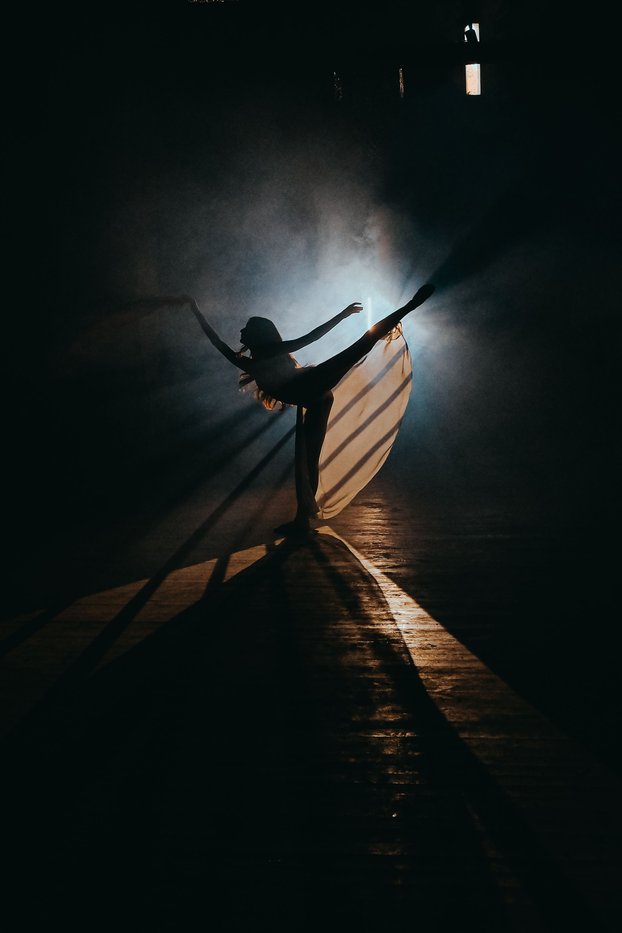 Dancer performing at a live event